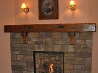 Barnwood Mantel (Corbels not included)