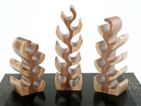 Unique Carved Wood Wine Bottle Holder