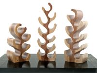 Unique Carved Wood Wine Bottle Holder