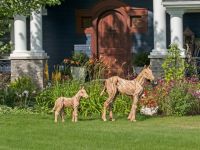 Rustic Driftwood Horses