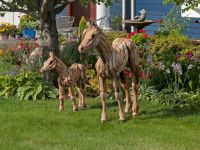 Rustic Driftwood Horses