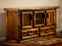 Yosemite Aspen & Barn Wood Entertainment Stand - Custom Finish