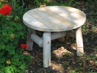Rustic Round Coffee Table