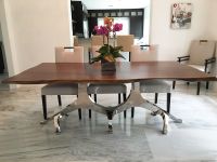 Transitional Wood Dining Table