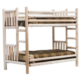 Lakeland Frontier Log Bunk Bed