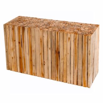 Lakeside Natural Wood Sofa Table