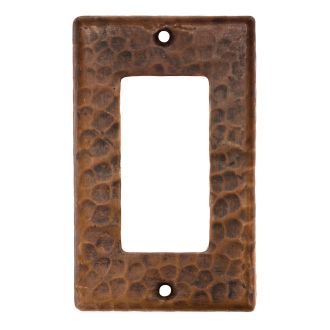 Copper Single Ground Fault/Rocker GFI Switchplate Cover