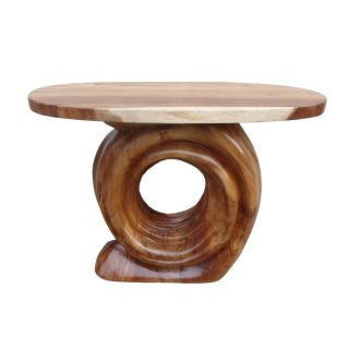 Ridge Loop Console in Natural Clear Finish