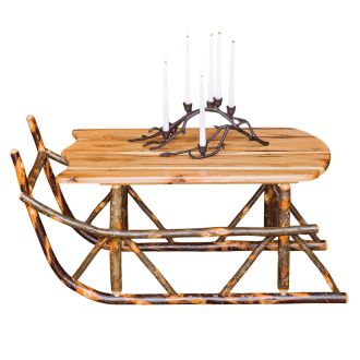 Saranac Hickory Sleigh Coffee Table