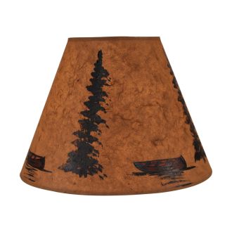 Rustic Red Canoe Lampshade
