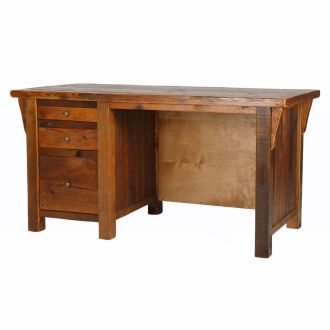 Stony Brooke Rustic Reclaimed 3 Drawer Desk