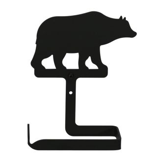 Wrought Iron Bear Traditional Tissue Holder