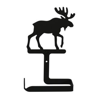 Wrought Iron Moose Traditional Tissue Holder