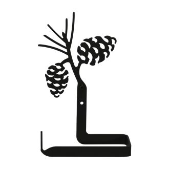 Wrought Iron Pinecone Traditional Tissue Holder