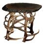 Rustic Antler End Tables