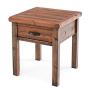 Rustic Reclaimed Wood & Timber Frame End Tables
