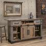 Rustic Barnwood Home Bar & Game Room