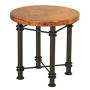 Rustic Copper End Tables