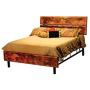 Rustic Copper & Forged Iron Beds