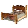 Rustic Redwood & Juniper Log Beds