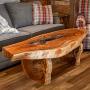 Rustic Live Edge Living Room