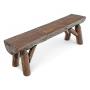 Rustic Log Benches