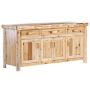 Rustic Log & Natural Wood Sideboards, Buffets & Hutches