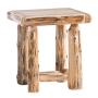 Rustic Log End Tables