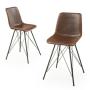 Modern Rustic  & Upholstered Bar Stools