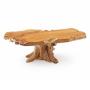 Rustic Natural Wood Organic Coffee Tables