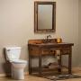 Rustic Reclaimed Barn Wood Bathroom