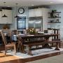 Rustic Reclaimed Barn Wood Dining Room