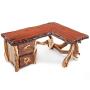 Rustic Corner-Return Desks
