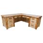 Rustic Log Desks