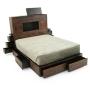 Rustic Built-In Storage Beds
