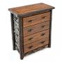 Rustic Log Chests of Drawers