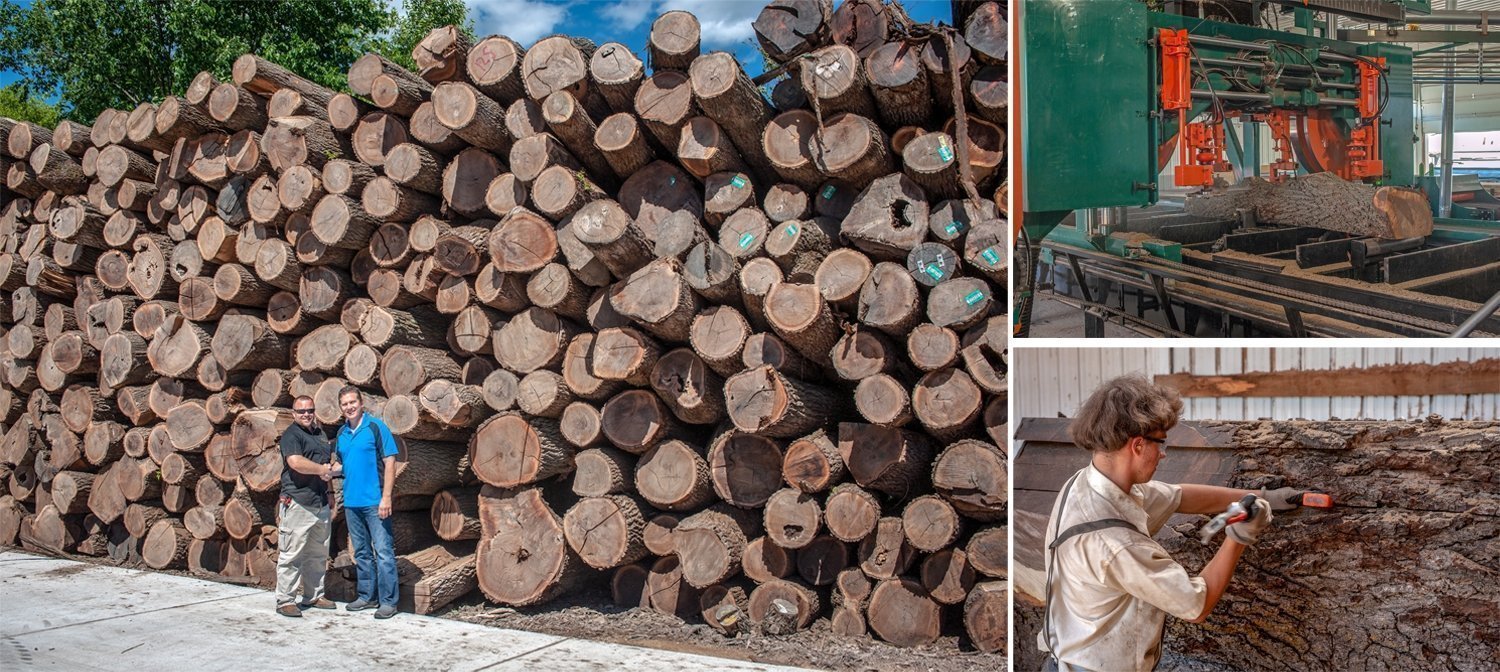 Reclaimed Wood + Sustainable Wood Owner and Black Walnut