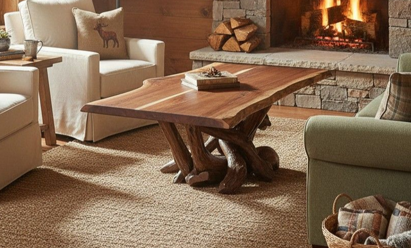 Rustic Black Walnut Coffee Table