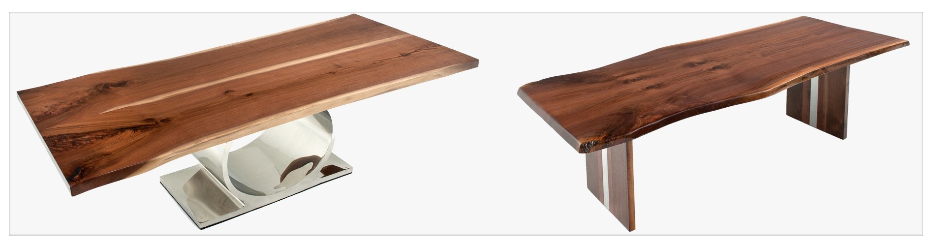 Bookmatched Walnut Tops