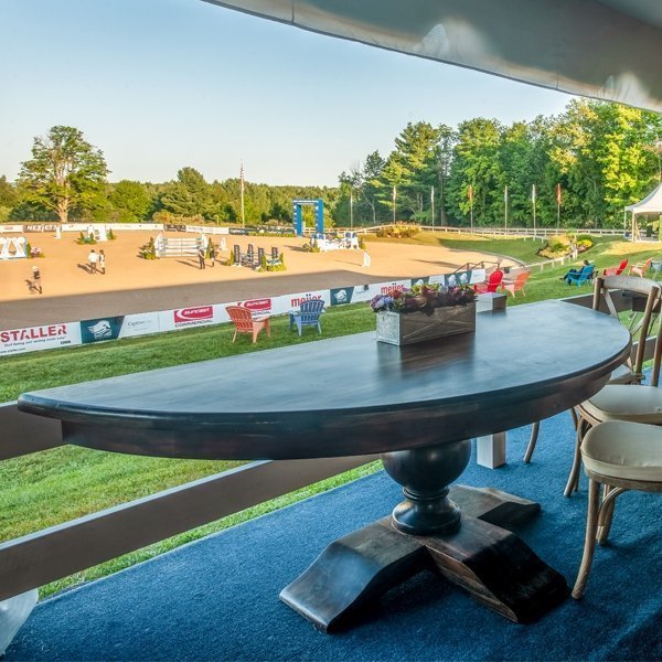 Equestrian Moon Table Half Moon Table